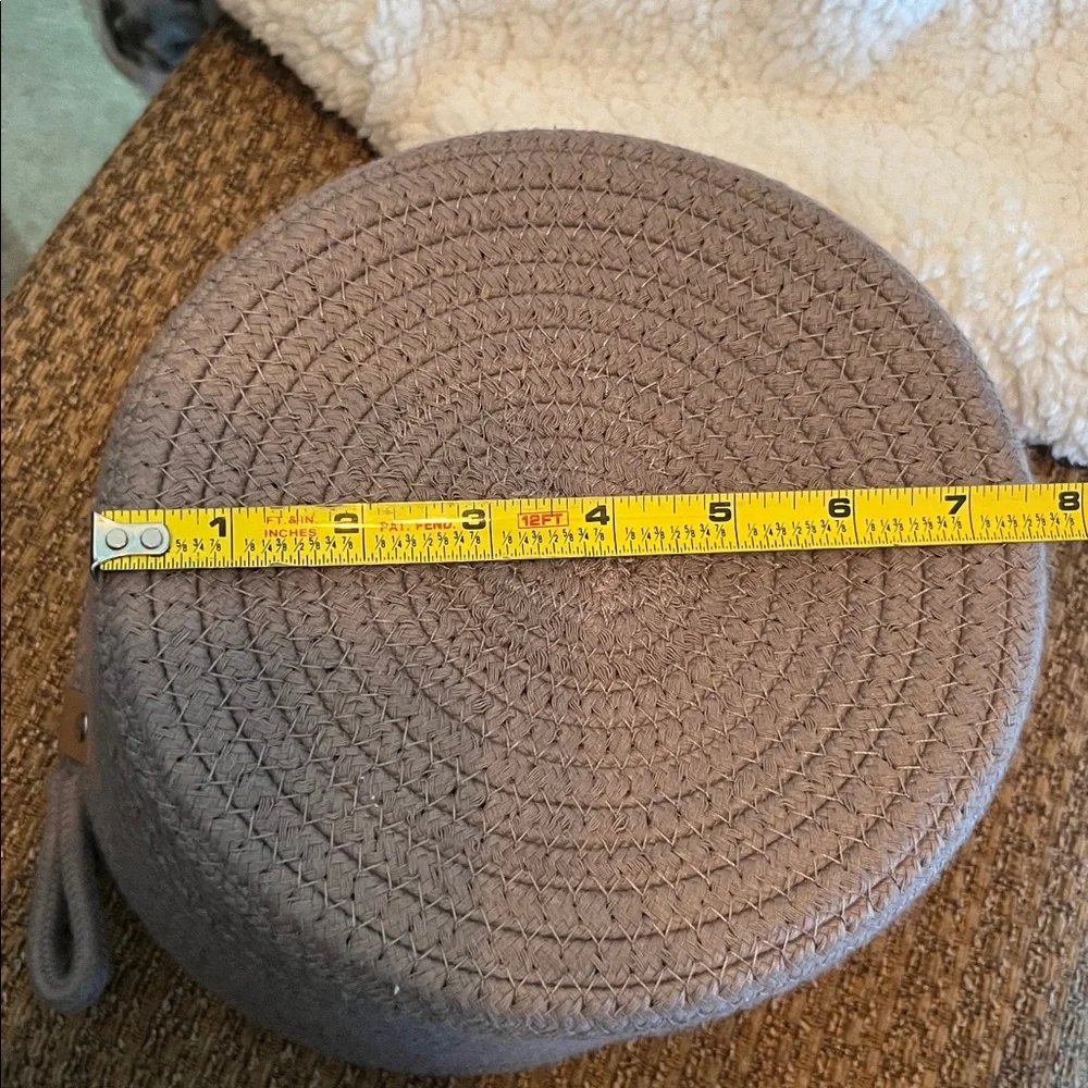 Gray Woven Storage Basket - Picture 7 of 8